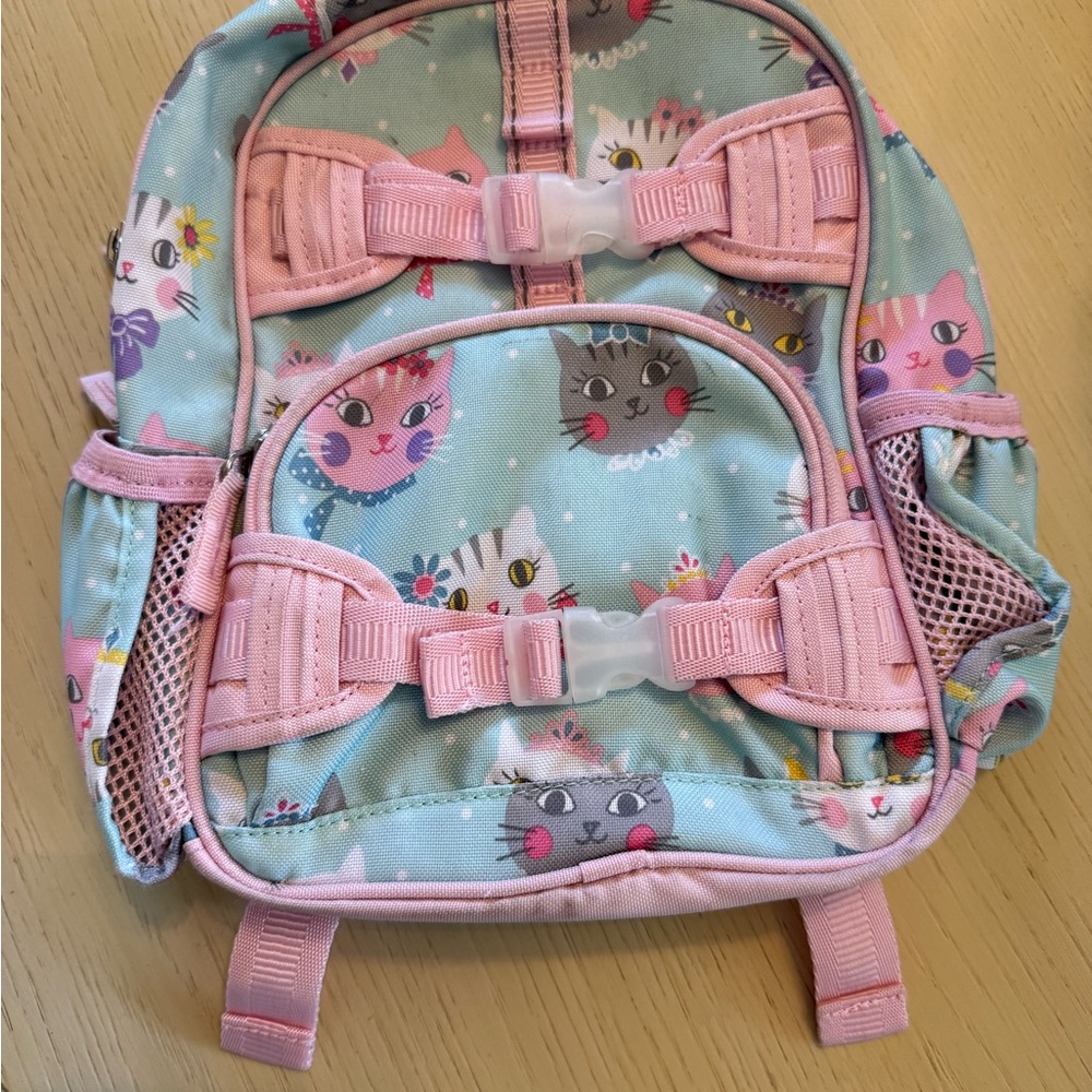 Pottery Barn Kids Cat Print mini Backpack
